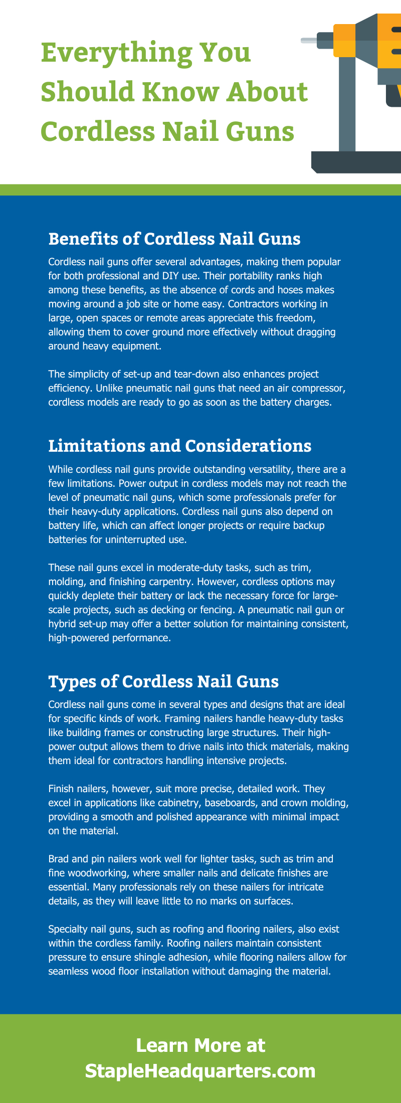 Everything You Should Know About Cordless Nail Guns