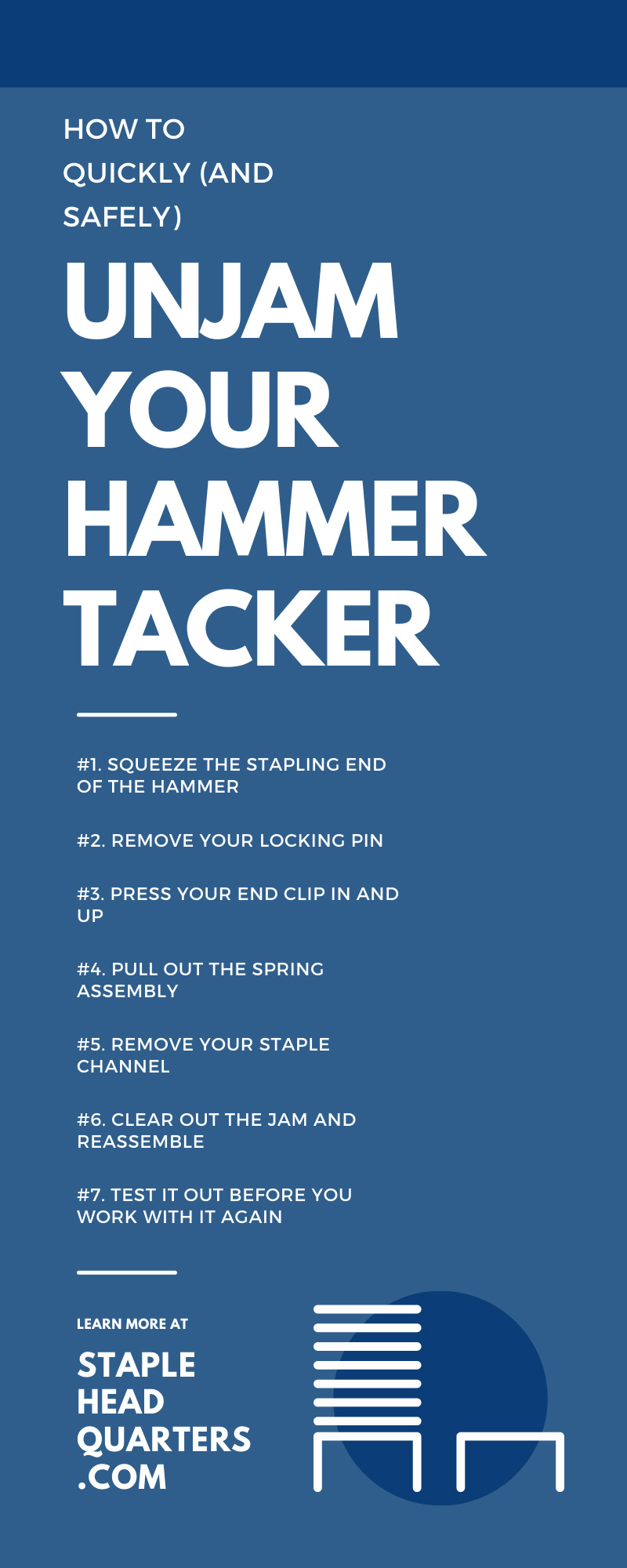 How To Quickly (and Safely) Unjam Your Hammer Tacker