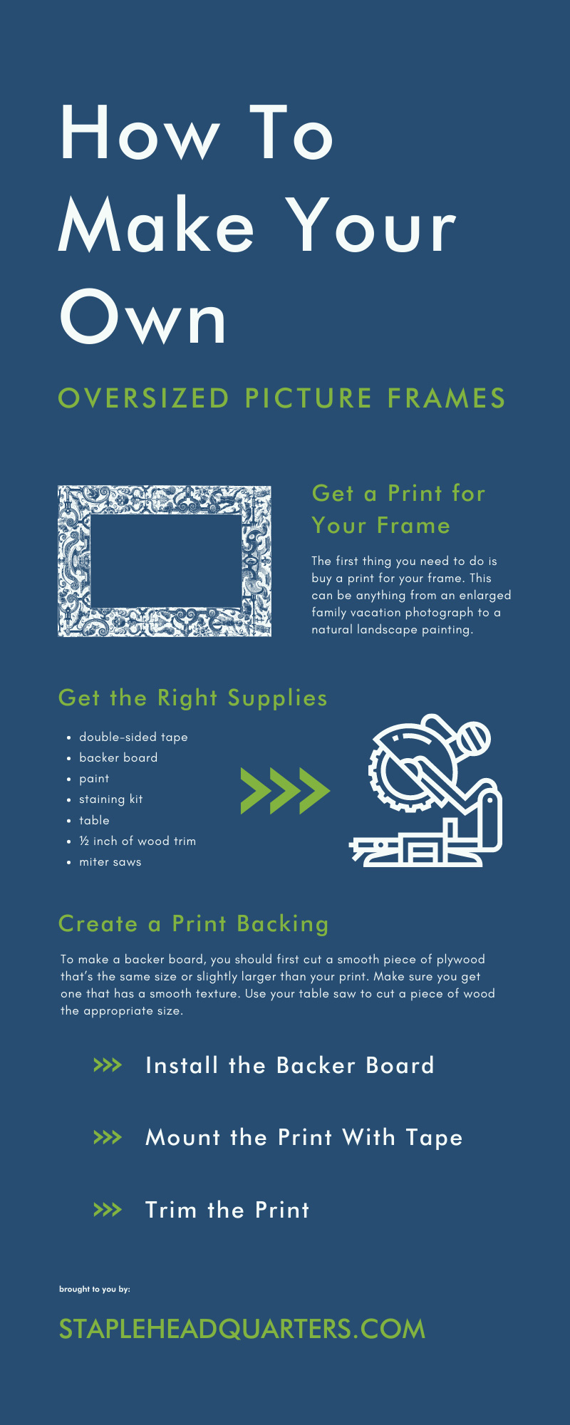 How To Make Your Own Oversized Picture Frames