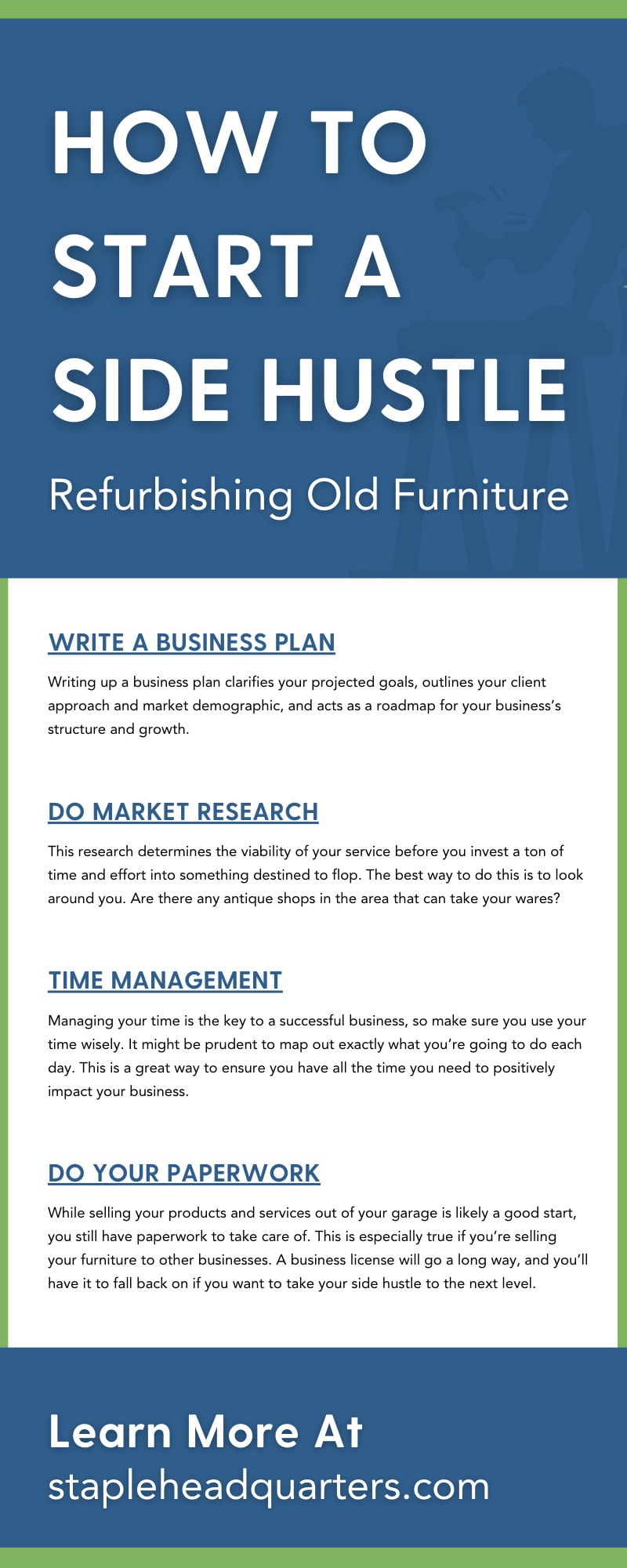 How To Start a Side Hustle Refurbishing Old Furniture